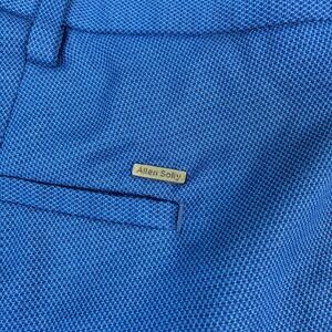 Allen Solly Blue Patterned Smart Slim Fit Mens 36/10 Shorts Casual Preppy